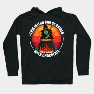 This Witch Can Be Bribed With Chocolate Halloween Hoodie